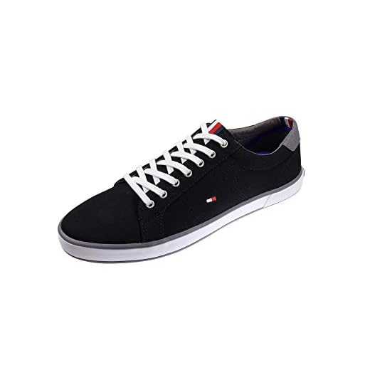 Tommy Hilfiger Herren H2285arlow_1d' Sneaker, Black 990, 46 EU