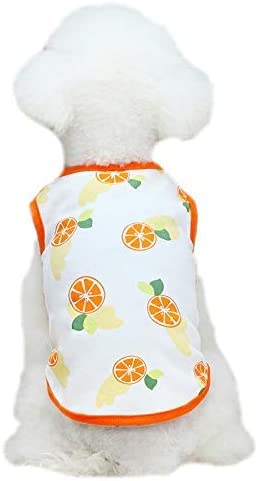 Amazon | 春物夏物犬服フルーツ柄タンクトップ犬用わんちゃん夏服