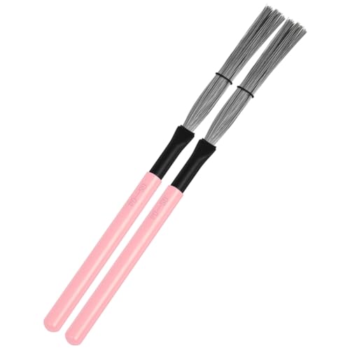 HEMOTON Drum Brush for Percussion Instruments Maple Wooden Handle Sturdy Comfortable for Drummers