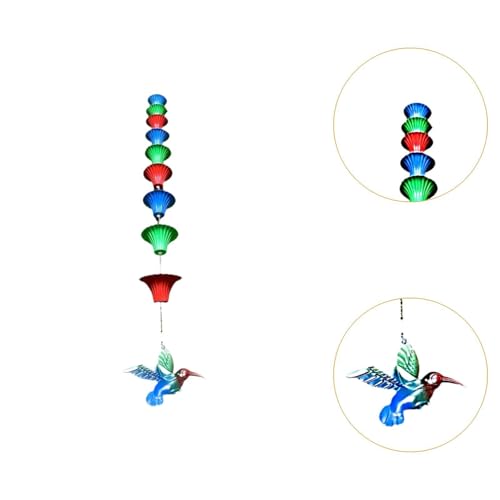 Bird Rain Chain Rainwater Catcher, Easy to Install, Drain Gutter Chain Water Diverter for House Garden Courtyard Yard Outside