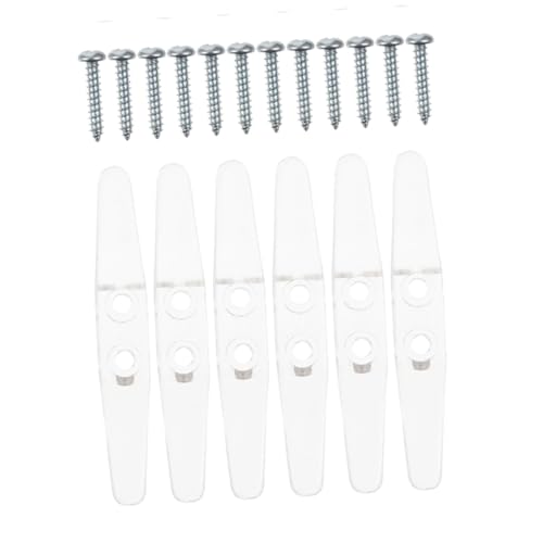 LIFKICH Blind Rope Cleats Set 6pcs Safety Rope Cleats for Blinds Window Cord Holders