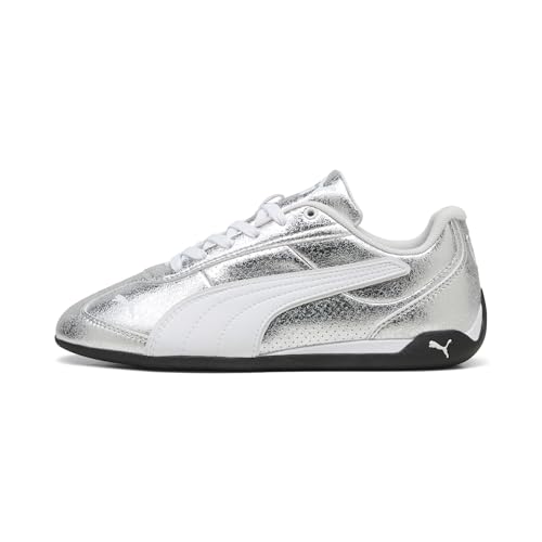PUMA Womens Replicatch Shoes Silver- White SS26 7 Puma Replicatch Metallic Whisper