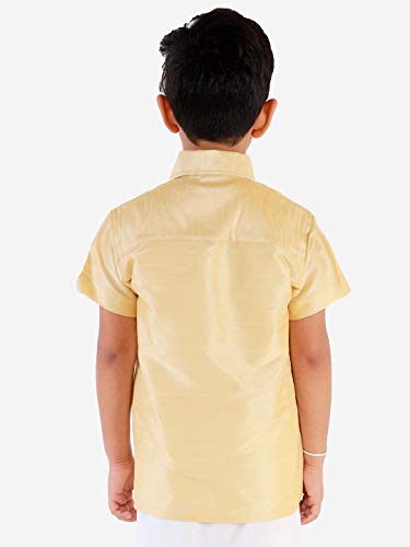 Image of VASTRAMAY Boy's Silk Blend Classic Shirt