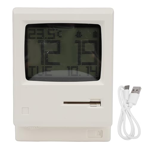Reloj digital estilo computadora para setup de juegos y dormitorio gaming 7
