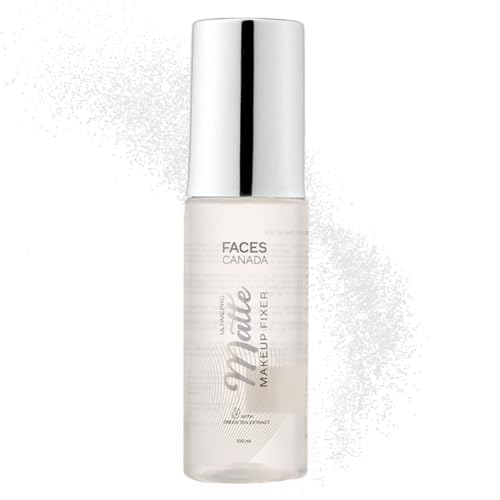 FACESCANADA Ultime Pro Matte Makeup Fixer,100Ml|Long Lasting Makeup Setting Spray|Keeps Makeup Intact|Flawless Matte Finish|Hydrates,Soothes&Refreshes Skin|Non Drying&Controls Oil,1 Count