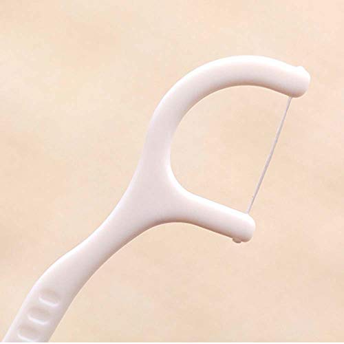 HouChanges Floss Sticks Dental Floss Picks Complete Clean,2 in 1 Dental Toothpick Polyethylene Resistant Dental, Cardamom(30Pcs) - Image 6