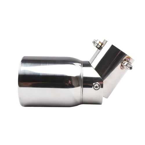 Embout d'échappement universel contre la rouille pour tube 63mm fixation boulon simple