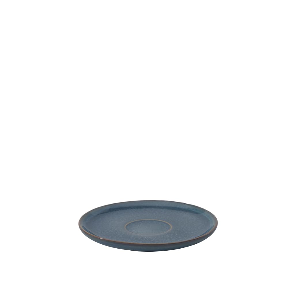 like. by Villeroy & Boch - Crafted Denim espresso cup saucer, porcelain saucer blue