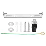 TOP-VIGOR 1Set Light Fixture Ceiling Bracket, 120mm Ceiling Light Plate Kit, Pendant Light Lighting Fixture Mounting Bracket Hardware for Chandelier Lighting Home Office