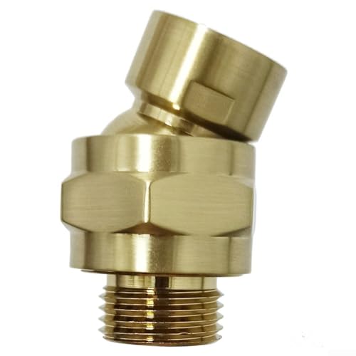 Adaptador de cabezal de ducha, conector fijo giratorio de extensión de rótula de 360°, brazo ajustable para rociador de baño