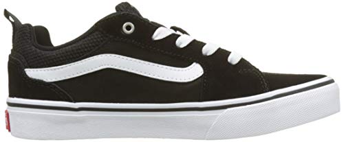Image of Vans Boys' Filmore Low-Top Sneakers (Suede /Canvas) Black /White Iju, 13.5 UK Child