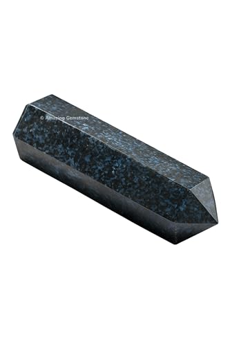 Image of Amazing Gemstone Large Indigo Gabbro Crystal Towers ~ Natural Healing Crystal Point Obelisk for Reiki Healing and Crystal Grid (5.5 to 6 INCH)