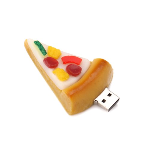 USB 2.0 Flash Drive 8GB Pizza Slice Thumb Drive Cute Food High Speed Novelty USB Storage