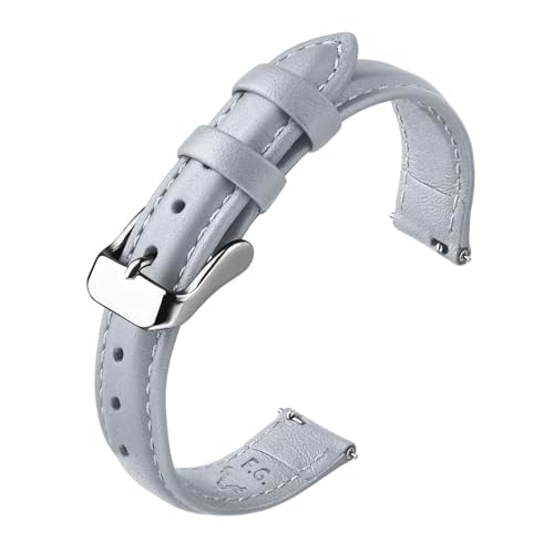 Image of Fullmosa Watch Band, Quick Release Leather Watch Strap Compatible with Samsung Galaxy Garmin for Men Women, Replacement Bands Width 12mm 14mm 16mm 18mm 19mm 20mm 21mm 22mm 24mm
