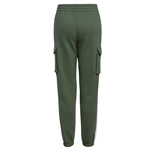 adidas Boy's Core Badge 21 Joggers (Big Kids) Green Oxide Cargo, X-Large3