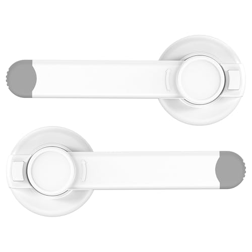 Baby Toilet Lock (2 Pack) | Child Safety Toilet Seat Lock with 3M Adhesive Universal Fit OneHanded Easy Install Toilet Lid Lock