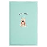 グリーティングライフ ココちゃん 手帳 2026年 A5 スリム マンスリー ソフトカバー ブルー CD-1397-RY (2025年12月始まり)