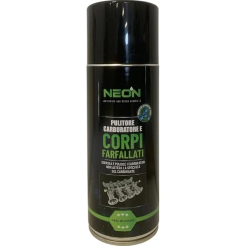 Pulizia e prestazioni ottimali: NEON Pulitore Carburatori da 400 ml rimuove depositi e residui, migliorando l’efficienza del motore e prevenendo problemi di accensione.