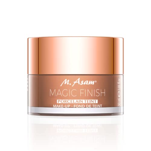 M. Asam Magic Finish Porcelain Teint Make-Up Mousse – 4In1 Primer, Foundation, Concealer & Powder With Buildable Coverage, Adapts To Fair Skin Tones, Leaves Skin Looking Flawless, 1.01 Fl Oz #TOP12