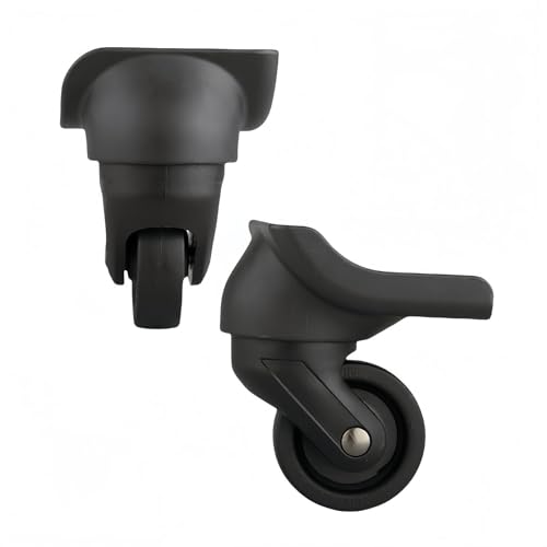 Universal Luggage Wheels Replacement Kit for Suitcase, Steel Core 360° Silent Spinner Wheels for