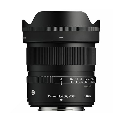 Sigma 15 mm F1.4 DC | Contemporain pour Montage Canon RF
