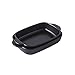 Produktbild Singgreat Auflaufform klein [2er Set] ,ideal auch für Lasagne, Lasagneform klein Auflaufform kleines 1-2 Personen Rechteckig Backgeschirr (schwarz)