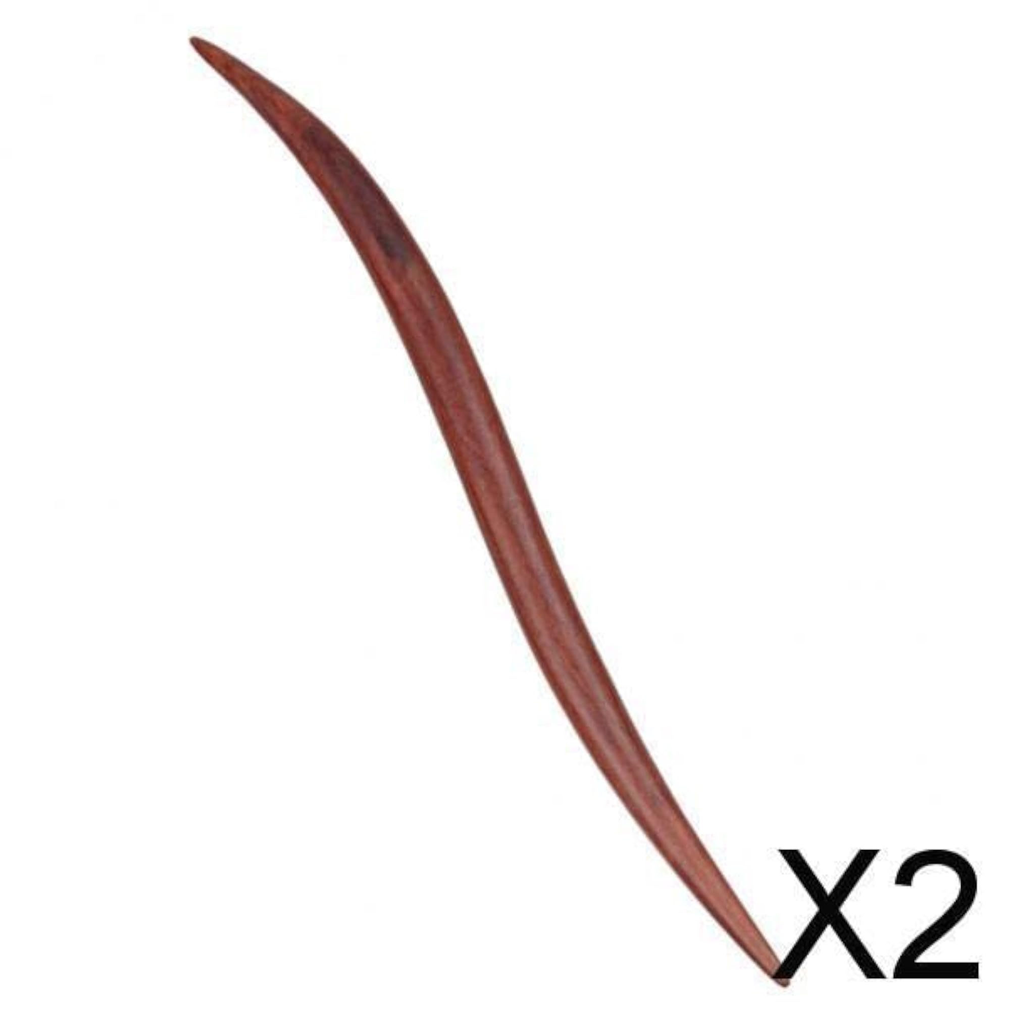 2xRetro Traditional Wooden Hair Pin Stick