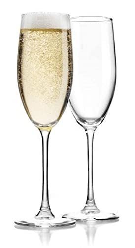 Image of Ash & Roh Stylish Wine Glass, Compatible as Champagne Glass With Stem, Unique Long Champ 170 ML