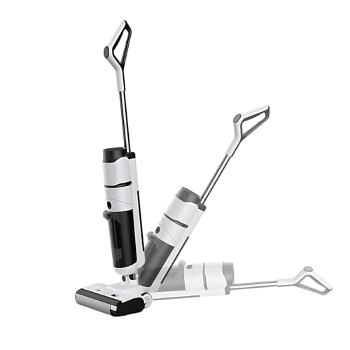 Fregona Lavapavimentos Profesional Y Aspiradora Inalámbrica En Seco Y Húmedo, Limpieza Multisuperficie, Control Inteligente Y Autolimpiante Ideal Para Madera, Baldosas Alfombras Dry+Tilt180°