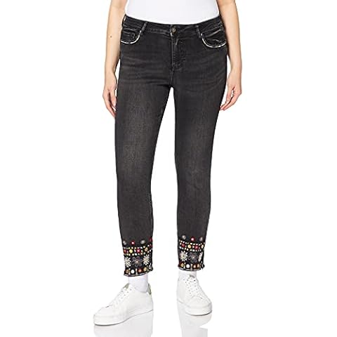 Desigual Denim_Leslie Jeans, Azul, 36 para Mujer Cover