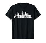 Love Philadelphia Skyline Downtown Cityscape Philly Souvenir T-Shirt