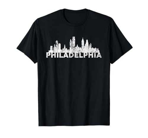 Love Philadelphia Skyline Downtown Cityscape Philly Souvenir T-Shirt