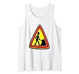 Bauarbeiter Schild Uniform Tank Top
