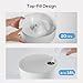 Large Humidifiers Easy to Clean,1.6L, Essential Oil Diffuser, Colorful Light,Ultrasonic Top Fill Cool Mist Humidifiers for Bedroom Baby Plants,Ultra Quiet,Last up to 20 Hrs,Levoair