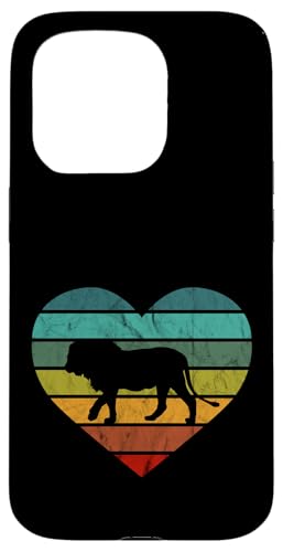 I Love Lions in Africa Heart Wilderness Serengeti Safari �X�}�z�P�[�X iPhone 15 Pro �p