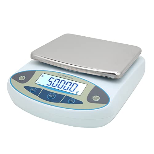 Báscula Digital de Precisión 5000g 0.01g 100-240V miniatura 1