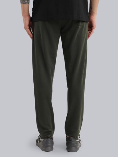 Image of Rupa Bumchums Men's Relaxed Fit Cotton Loungers with Zippered Pockets and Flat Drawstring
