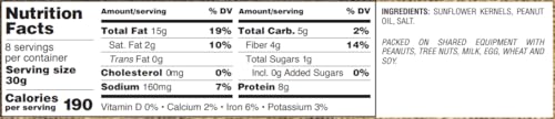 Gurley's Golden Recipe Roasted Sunflower Nutmeats, Shelled Seeds for On-The-Go 6 oz Bag image 4