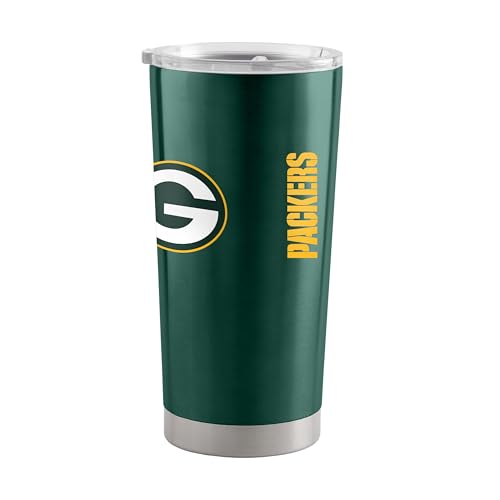 Image of Green Bay Packers NFL 20oz Stainless Steel Insulated Tumbler, Slider Lid
