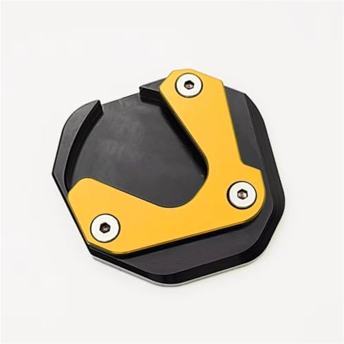 Extension béquille moto CB1000F plaque support élargie jaune