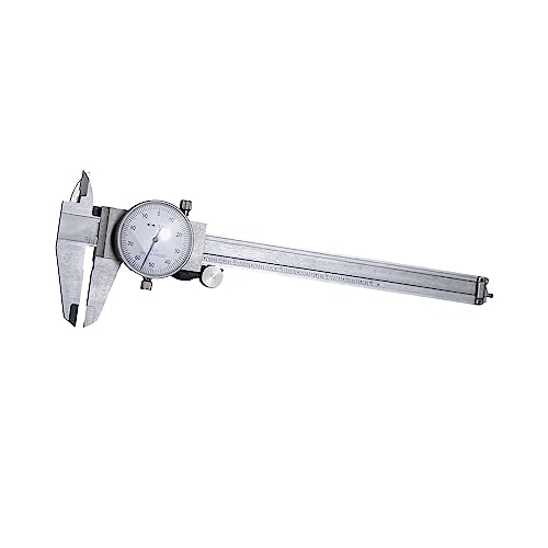 HFS(R) 0-6\" Carbon Steel 4 Way Imperial Dial Caliper .001\" Shock Proof