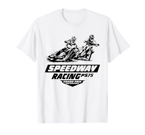 Questa camicia da motociclista Speedway è perfetta per tutti i ragazzi e le ragazze e gli appassionati di moto Speedway, Dirt Track Race & Flat Track Racing.