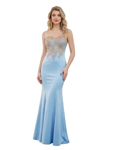 Image of BABYONLINE D.R.E.S.S. Formal Dresses for Women Bodycon Mermaid Appliques Lace Elegant Prom Dress XIN262