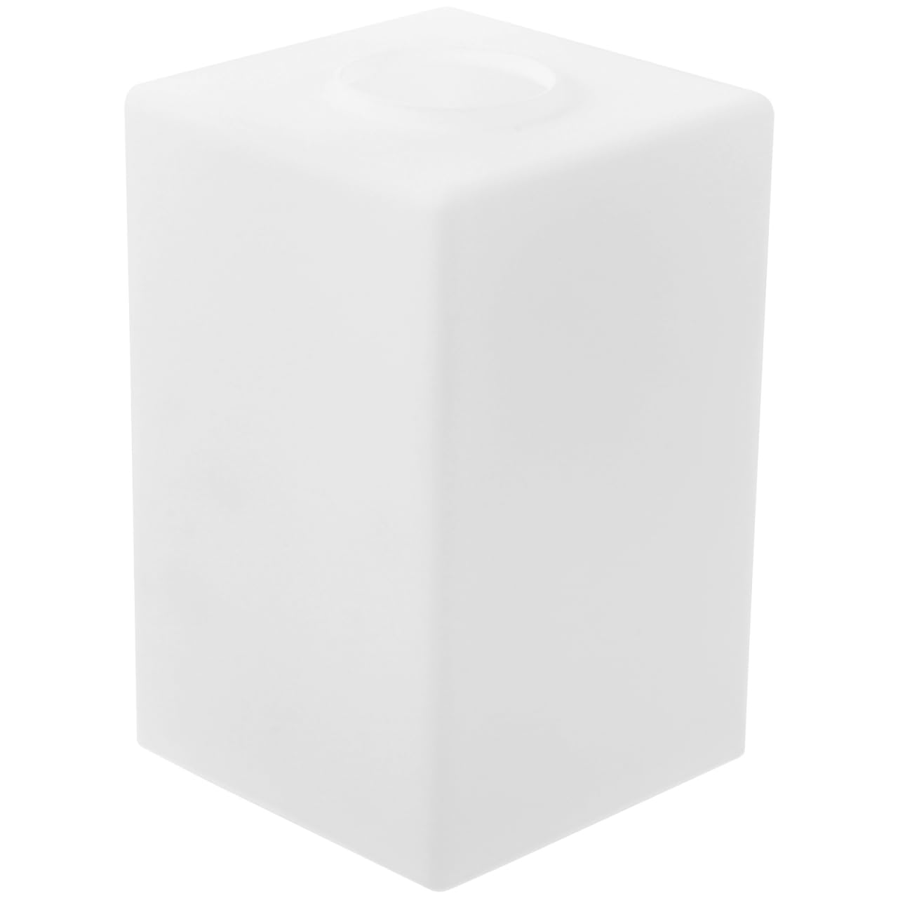UKCOCO Glass Lampshade Replacement 4 Inch Square Frosted Ceiling Lamp Shade Cover for Pendant Light Wall Light and Chandelier