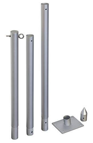Windhager Sonnensegelmast Set Basic Juego de Postes para toldo (Acero) 240 cm,...