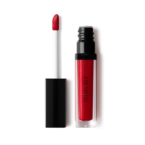 Inglot HD Lip Tint Matte Flüssiger Lippenstift, Volle Deckkraft, Für ein mattes Finish, Mit Schwammapplikator, mit HD-Pigmente, ohne Parabene, 5,5 ml : 70