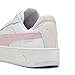 Puma Women's Carina Street Sneaker, Puma White-Rose Mauve-Feather Gray, 10.5