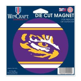 LSU Tigers EYE Die Cut Magnet 4.5