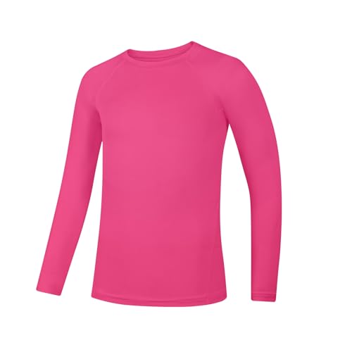 Youth Boys Compression Shirt Long Sleeve Kids Football Baseball Soccer Undershirt Quick Dry Athletic Base Layer