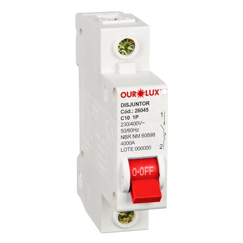 Disjuntor Unip 10A (C) Ourolux